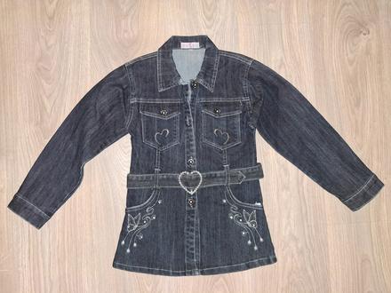 Riflová bunda - kabátek, 140