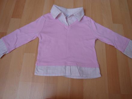 Košile s límečkem - sv. růžová, vel. 122, ladybird,122