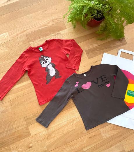 Benetton set 2x tričko 90, 18-24m, benetton,86