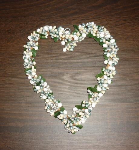 Dekorace - srdce na pověšení, 