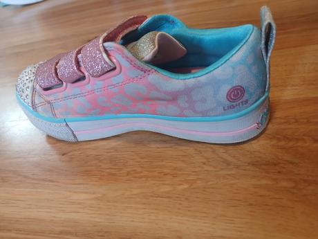 Třpytivé svítící boty skechers, vel. 29, skechers,29