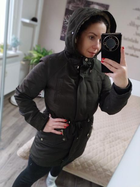 Dámský zimní kabát m/38, pimkie,m