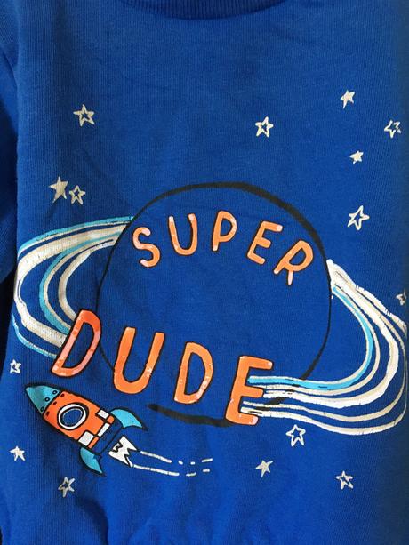 Vel. 92 modrá mikina s raketkou, 92