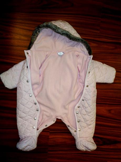 Kouzelná růžová prošívaná kombinéza, 62