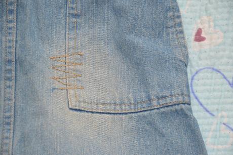 Laclové džínové riflové šaty, 110