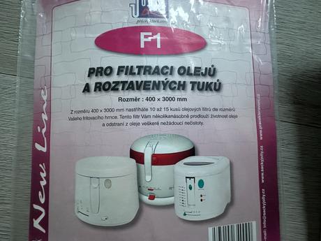 Fritéza silvercrest + olejové filtry, silver crest