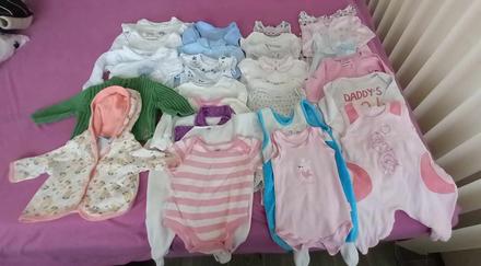 Balíček obleční holka vel.cca 56-68, 50–62