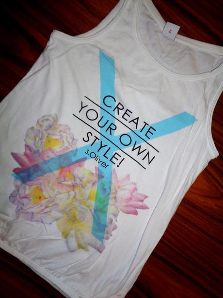 Krásný letní top s květy, s.oliver,152