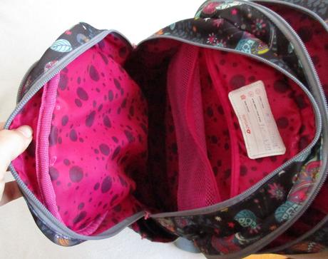 Dívčí školní batoh květovaný topgal, 