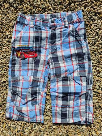 G511 chlapecké 3/4 kalhoty mcqueen vel. 116-122, disney,116