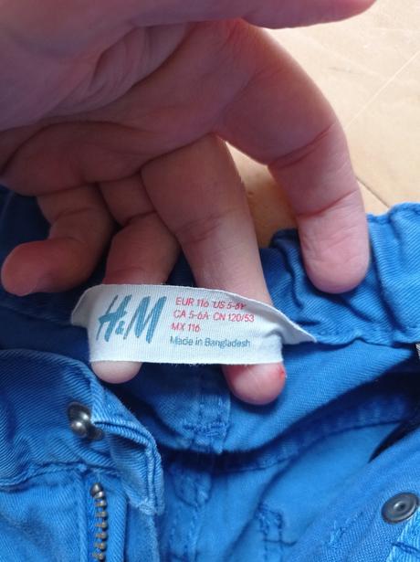Kalhoty 116 h&m, h&m,116