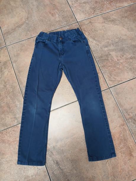 Plátěné kalhoty h&m, vel. 122, h&m,122