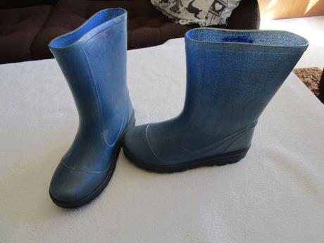 Modré gumovky, č. 27/28, vnitřní stélka cca 19 cm, 27
