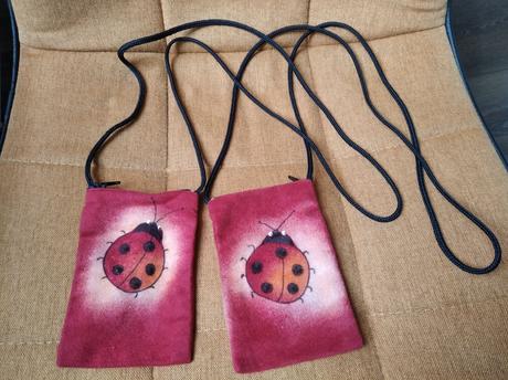 Dvě látkové taštičky, 