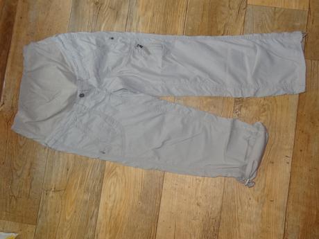 Vel.36/38, vel.s, h&m, těhotenské plátěné kalhoty, h&m,s