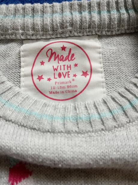Svetřík 1-2roky, primark,92