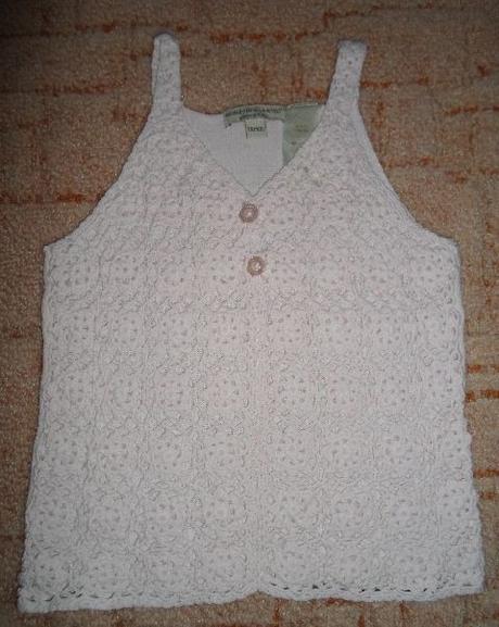 Růžová vesta, vestička háčkovaná, 86