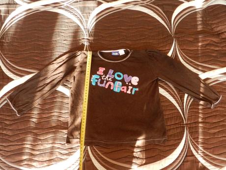 Triko dlouhý rukáv hnědé, lupilu,86