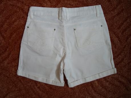 Bílé kraťasy kraťásky šortky, esmara,38