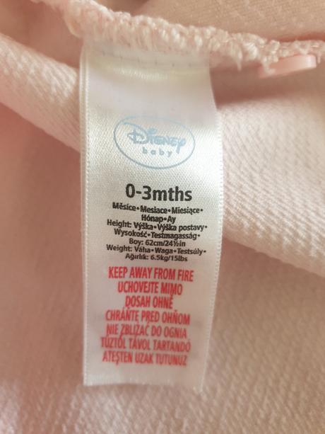 Kouzelné šaty pro miminko, disney,62