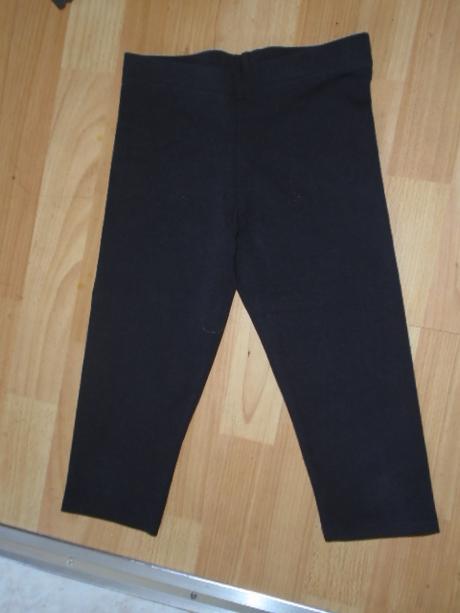 Leginy 8/9 let černé 3/4 délka, george,134