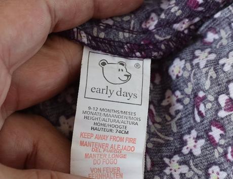 Šaty vel. 9 - 12 m, early days,80