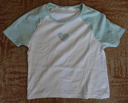 Dívčí tričko se srdíčkem hm vel. 158-164, h&m,158