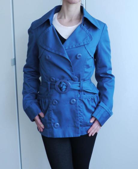 Kabatek na prechodne obdobi - petrolejove modry m, vero moda,m