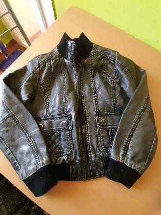 Jarní, podzimní kožená bundička, 116