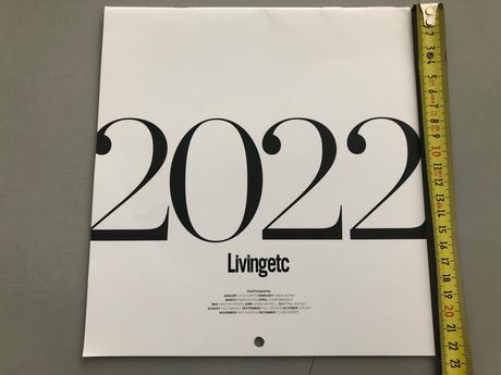 Nástěnný kalendář 2022 design interiéry living etc, 