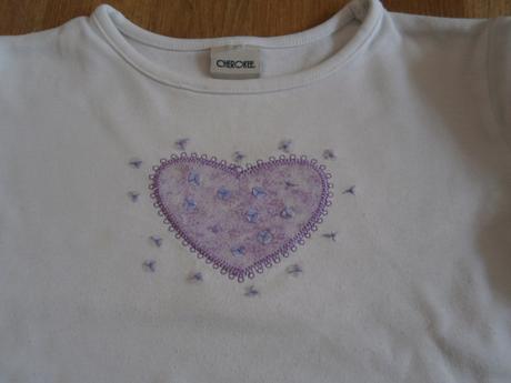Bílé triko se srdíčkem cherokee,vel.104, 104