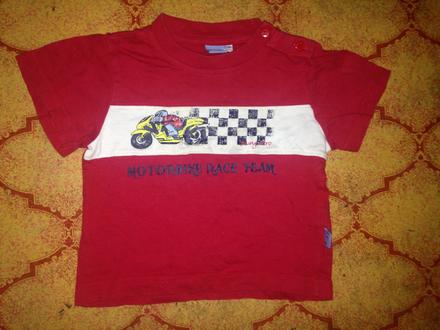 Klučičí tričko motor-bike vel. 74 - 80, 74