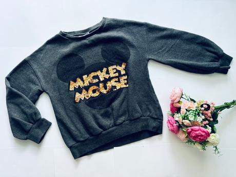 K1/ mikina crop next/ minnie - v.9 let, next,134