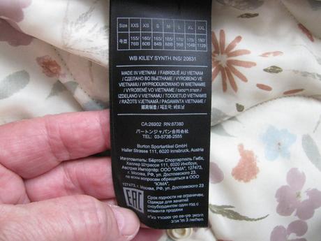 Luxusní přechodná bunda dámská, dívčí burton, burton,m