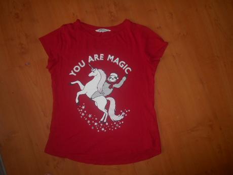 Triko jednorožec vel. 158-164, h&m,158
