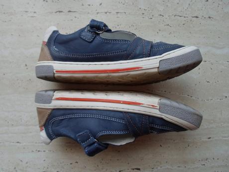 Modré boty polobotky sandály kožené, lasocki,33