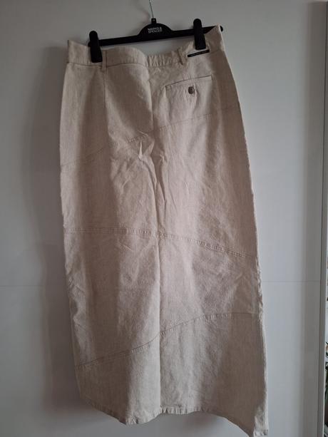 Sukně lněná sukně vel. 48, 48