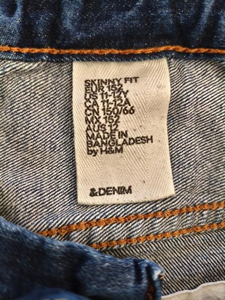 Rifle skinny fit dívčí s regulací pasu, denim co,152