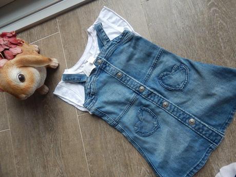 Riflova saty, h&m,98