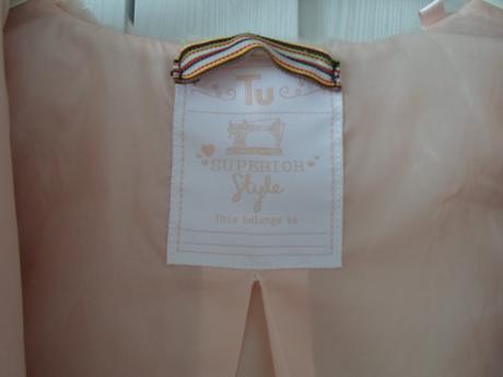 Růžový chlupatý kabát kabátek bunda, tu,152