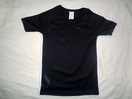 Černobílé funkční tričko nike - dri-fit 128/134, nike,128