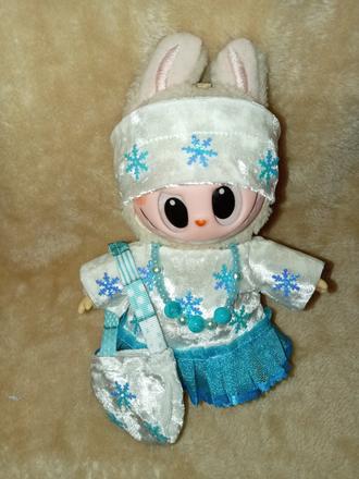 Sada k oblékání pro labubu - ledové království,