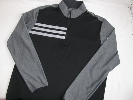 Sportovní funkční šedo černá mikina adidas, adidas,l