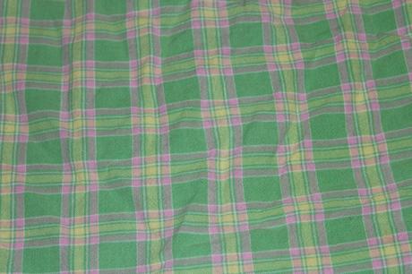 Dívčí kostkované šaty s květy vel. 86 - 92, tesco,86