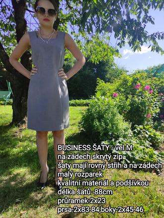 Business šaty- vel m, 38