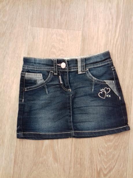 Riflová sukně, sukýnka, dopodopo,98