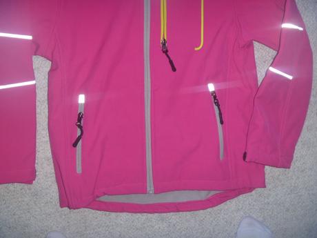 Nová růžová softshellová bunda zn. kugo vel. 134, kugo,134