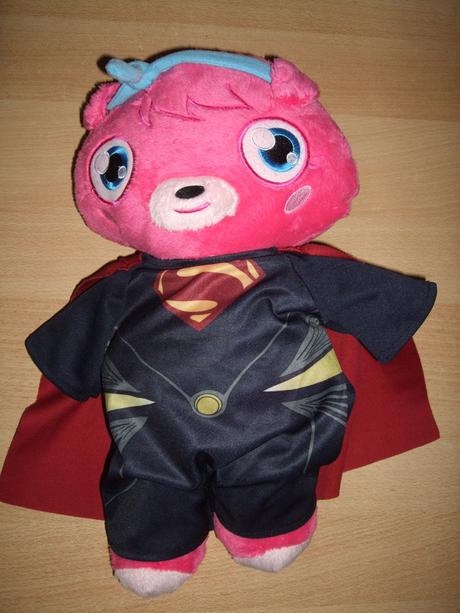 Kostým superman pre bábiku alebo plyšovú hračku,