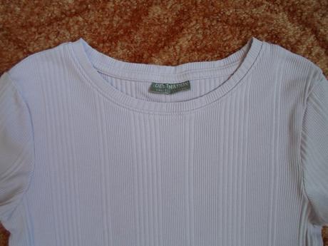 Fialové tričko triko crop top, 152