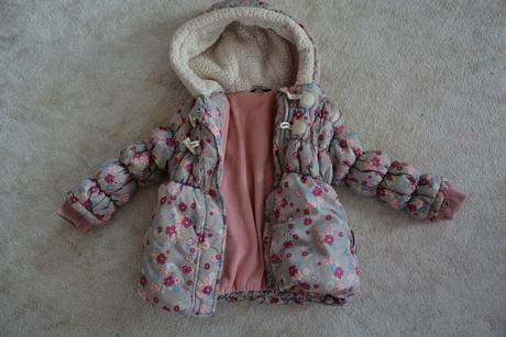 Zimní kytičkovaná bunda, george,110